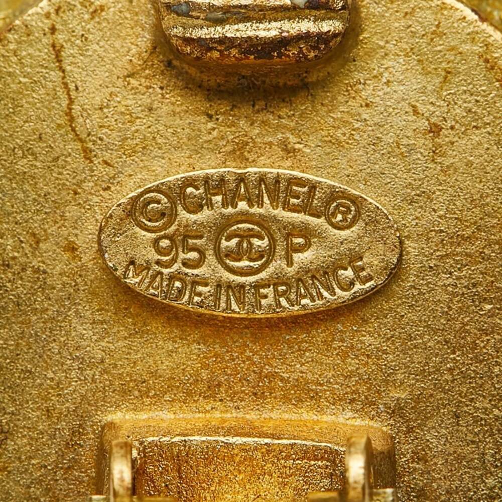 Chanel Cc Logo Clip-On Earrings Gold- #247025C70B - Picture 4 of 6